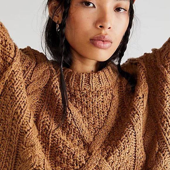 Free People Cutting Edge Cable Pullover - Picture 4 of 4